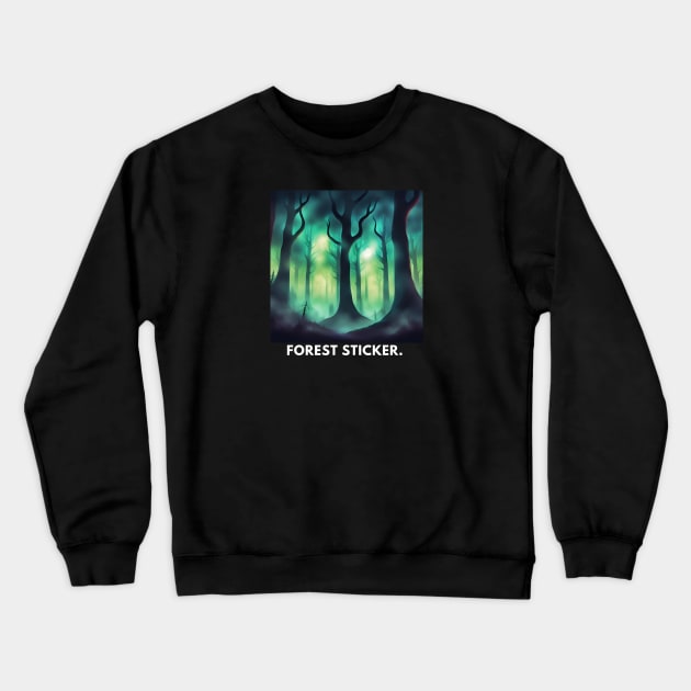 Forest lover Crewneck Sweatshirt by BlackMeme94